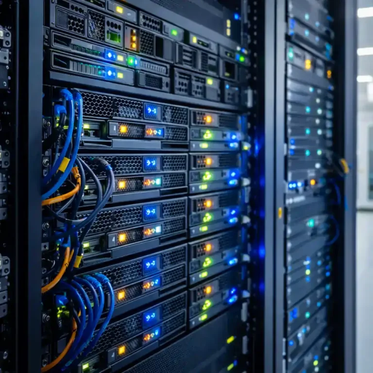 Reliable web hosting keeping a business website fast and online